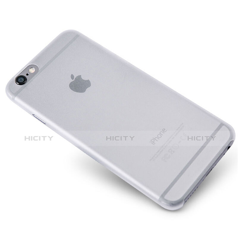 Cover Ultra Slim Trasparente Rigida Opaca per Apple iPhone 6 Plus Bianco