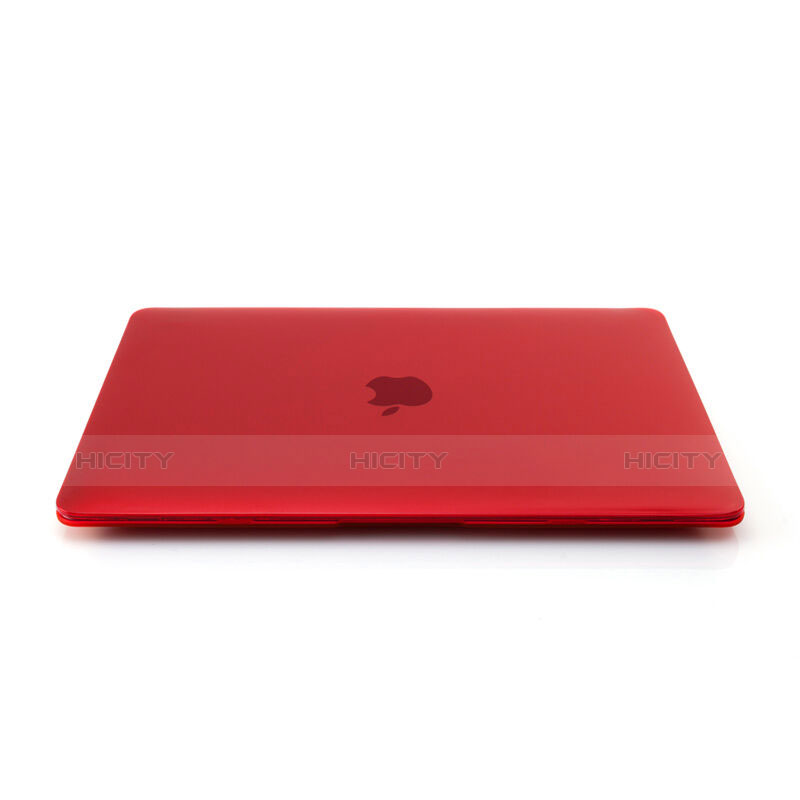 Cover Ultra Slim Trasparente Rigida Opaca per Apple MacBook 12 pollici Rosso