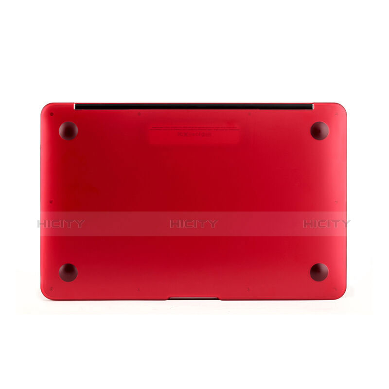 Cover Ultra Slim Trasparente Rigida Opaca per Apple MacBook Air 11 pollici Rosso