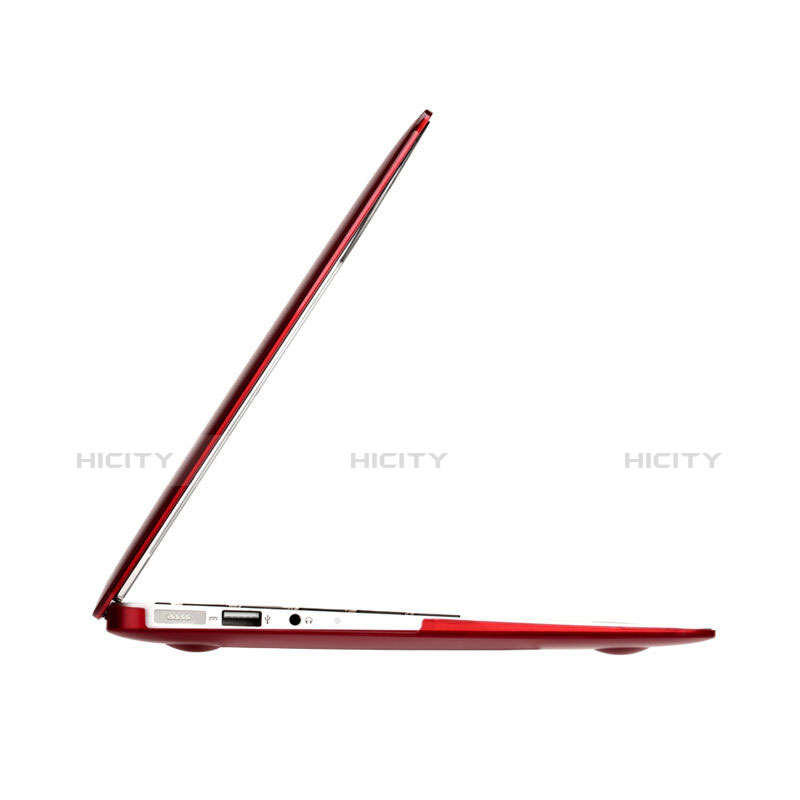 Cover Ultra Slim Trasparente Rigida Opaca per Apple MacBook Air 11 pollici Rosso