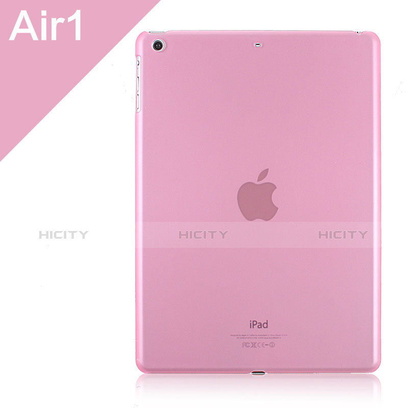 Cover Ultra Sottile Trasparente Rigida Opaca per Apple iPad Air Rosa