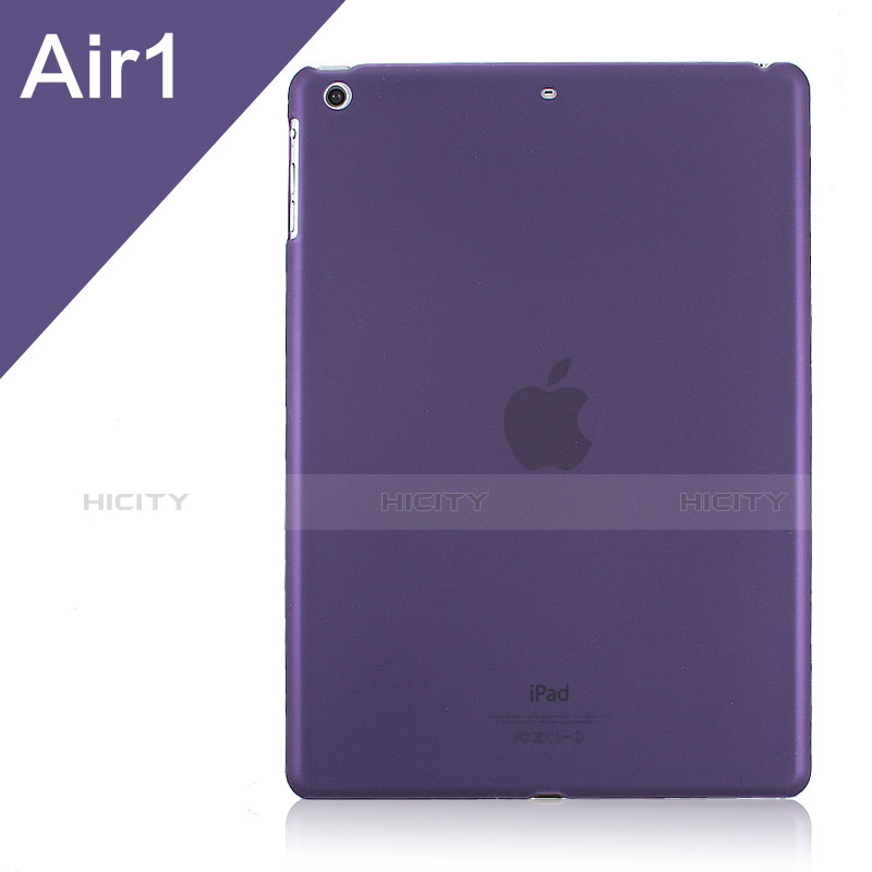 Cover Ultra Sottile Trasparente Rigida Opaca per Apple iPad Air Viola