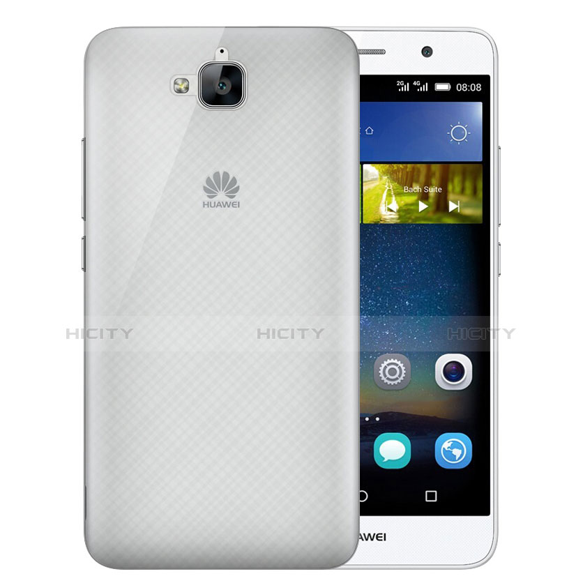 Cover Ultra Sottile Trasparente Rigida Opaca per Huawei Enjoy 5 Grigio