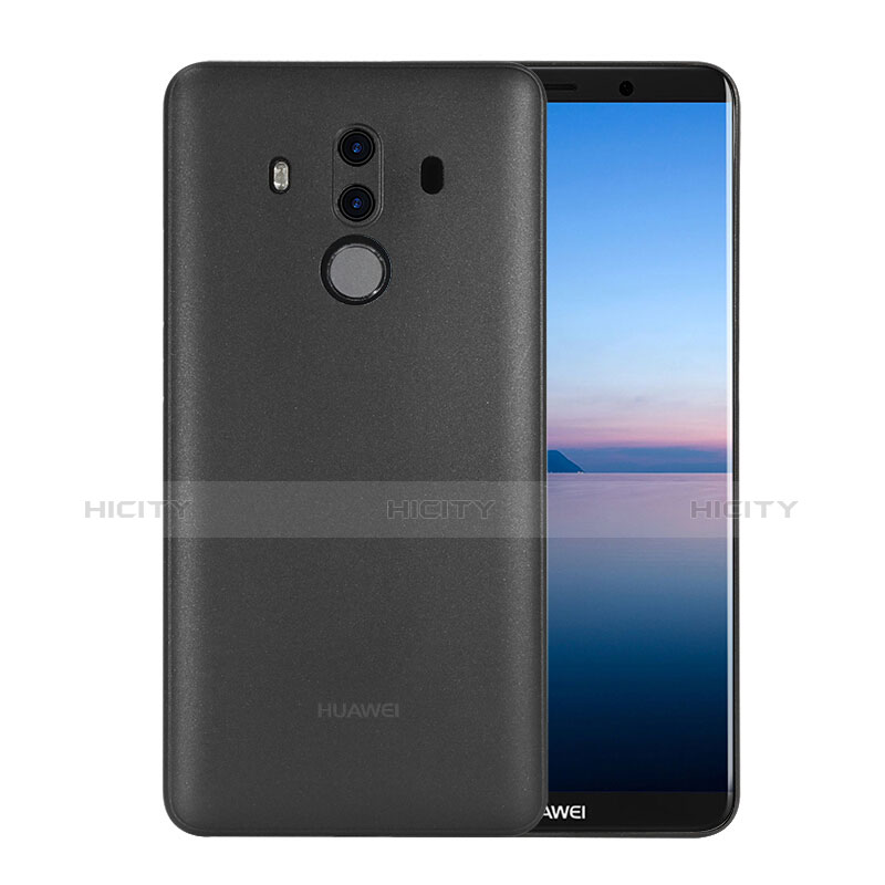 Cover Ultra Sottile Trasparente Rigida Opaca per Huawei Mate 10 Pro Nero