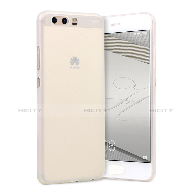 Cover Ultra Sottile Trasparente Rigida Opaca T01 per Huawei P10 Bianco