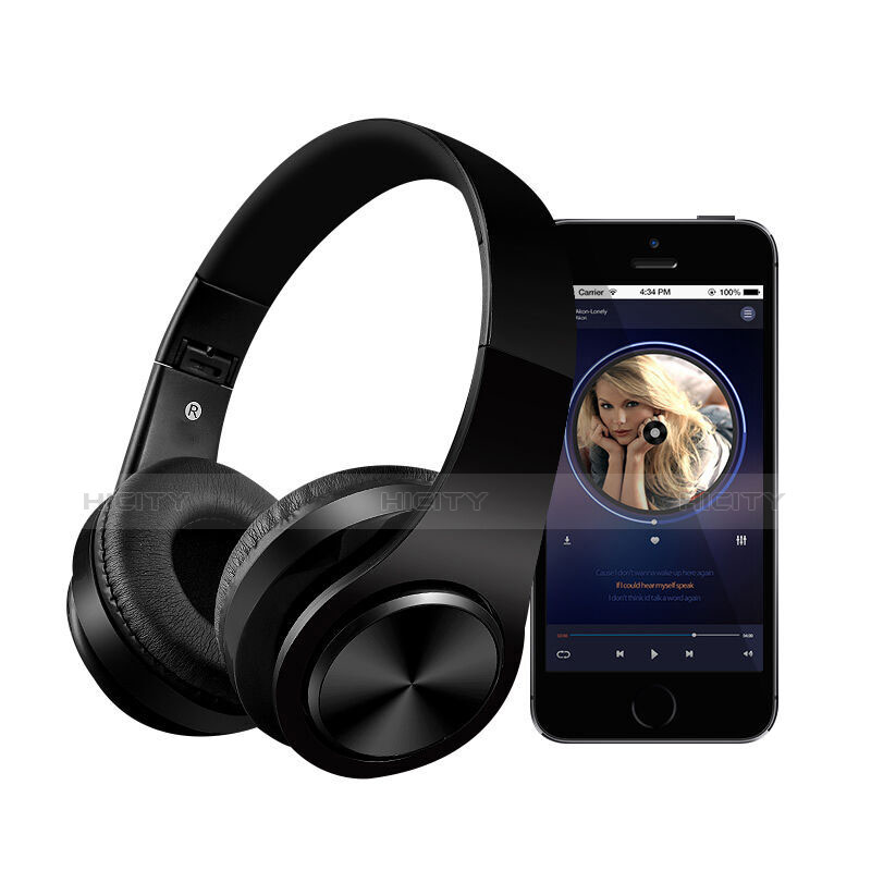 Cuffia Auricolare Bluetooth Stereo Senza Fili Sport Corsa H76 Nero