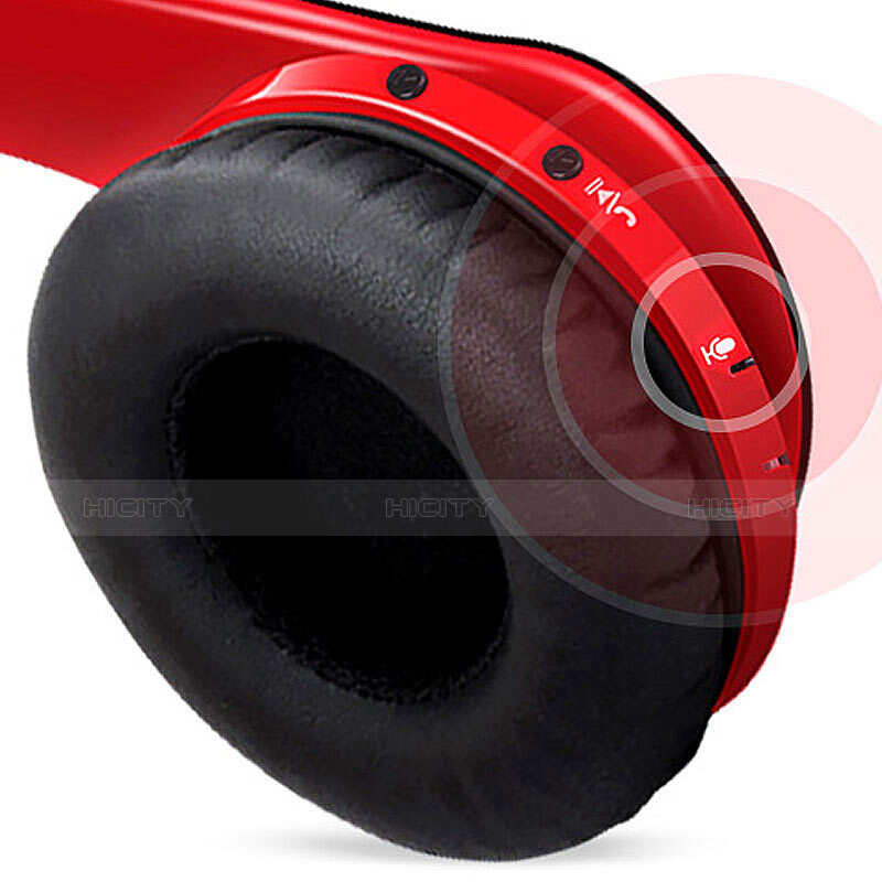 Cuffie Auricolare Bluetooth Stereo Senza Fili Sport Corsa H72 Rosso