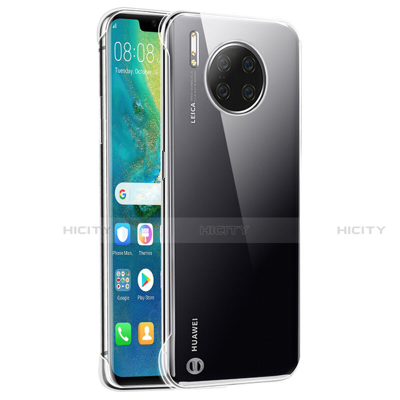 Custodia Crystal Trasparente Rigida A01 per Huawei Mate 30 Pro 5G Nero