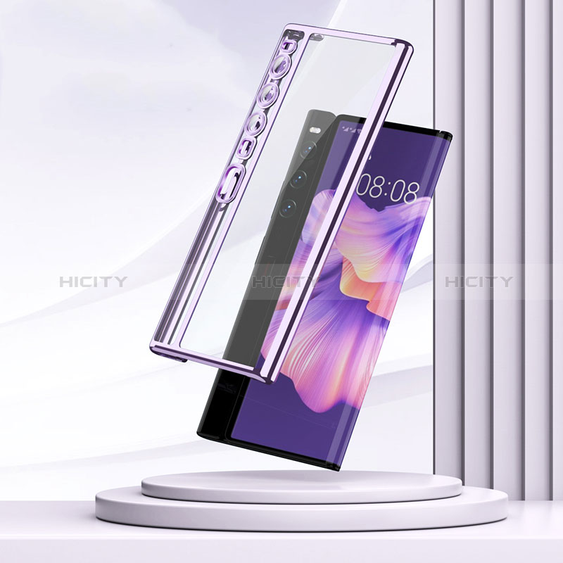 Custodia Crystal Trasparente Rigida Cover AC2 per Huawei Mate Xs 2