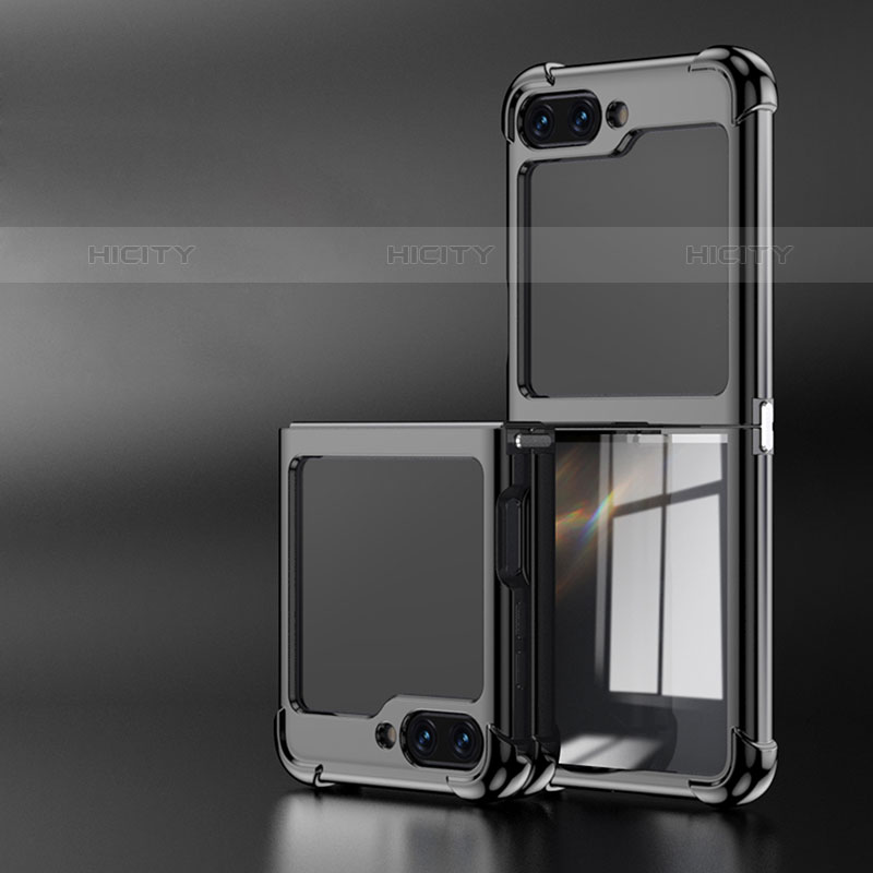 Custodia Crystal Trasparente Rigida Cover AN1 per Samsung Galaxy Z Flip5 5G