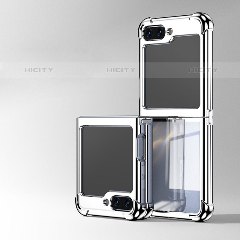 Custodia Crystal Trasparente Rigida Cover AN1 per Samsung Galaxy Z Flip5 5G