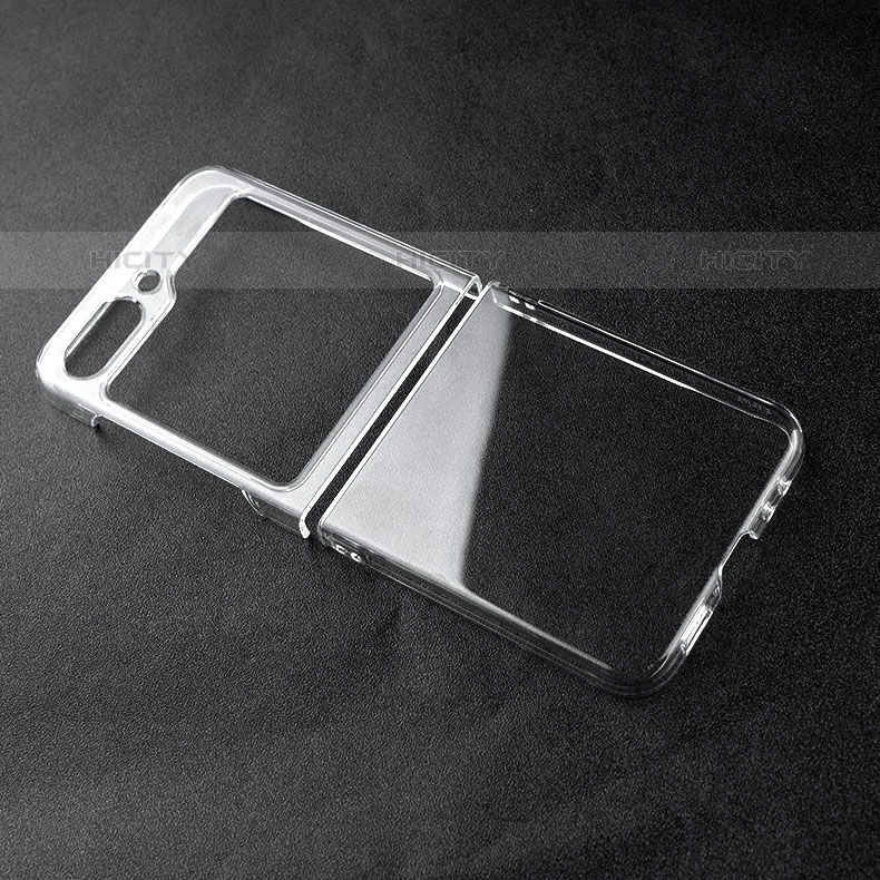 Custodia Crystal Trasparente Rigida Cover per Samsung Galaxy Z Flip5 5G Chiaro