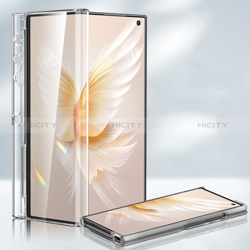 Custodia Crystal Trasparente Rigida Cover T01 per Huawei Honor V Purse 5G Chiaro