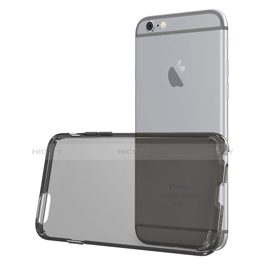 Custodia Crystal Trasparente Rigida per Apple iPhone 6 Plus Grigio
