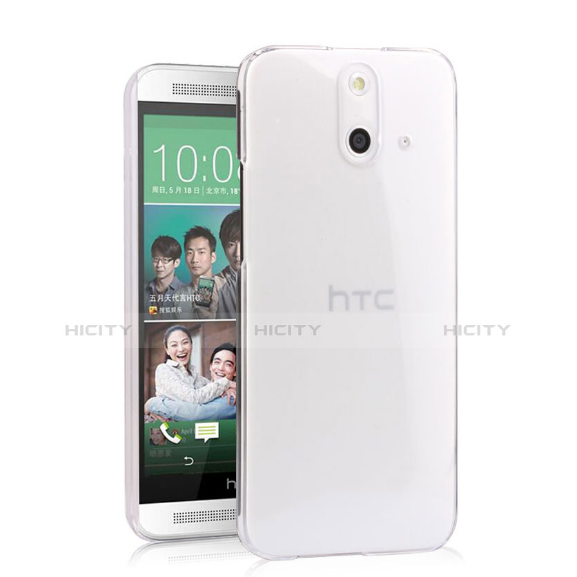 Custodia Crystal Trasparente Rigida per HTC One E8 Chiaro