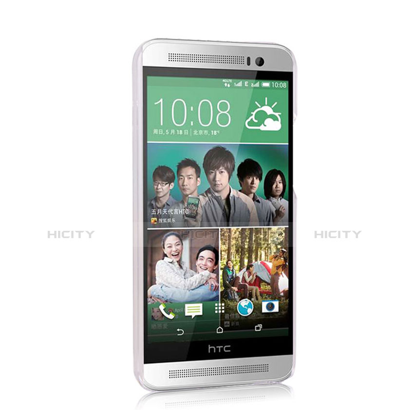 Custodia Crystal Trasparente Rigida per HTC One E8 Chiaro