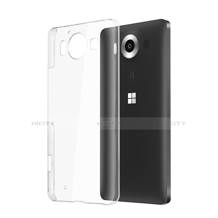 Custodia Crystal Trasparente Rigida per Microsoft Lumia 950 Chiaro