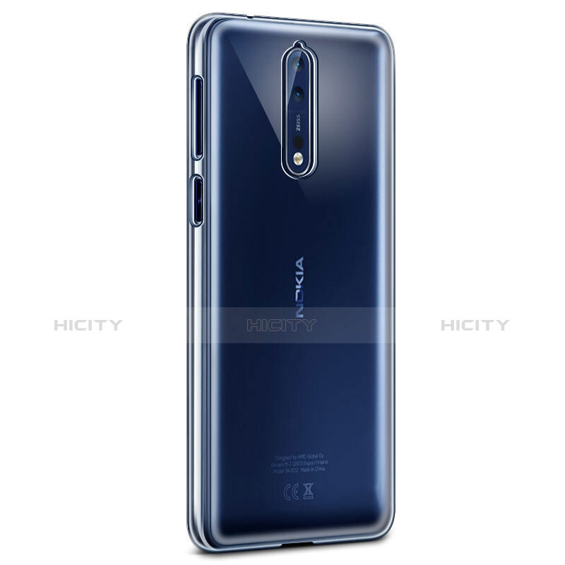 Custodia Crystal Trasparente Rigida per Nokia 8 Chiaro