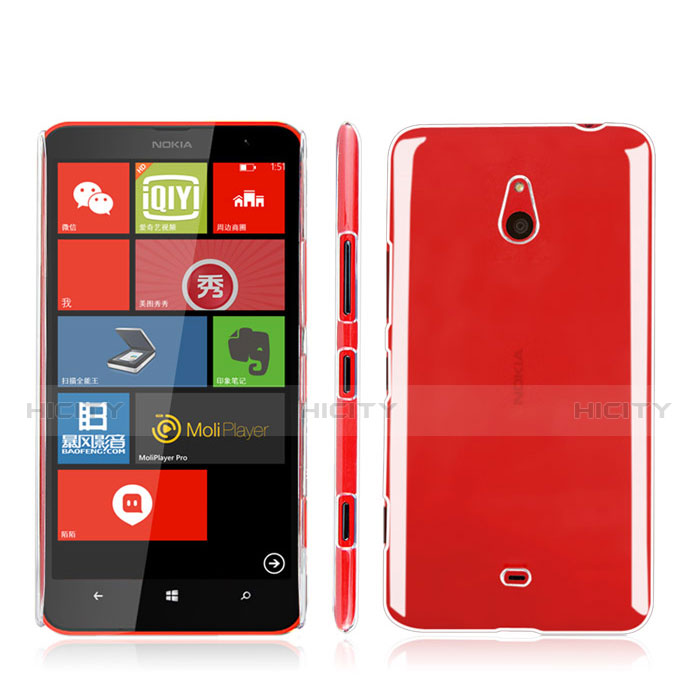 Custodia Crystal Trasparente Rigida per Nokia Lumia 1320 Chiaro