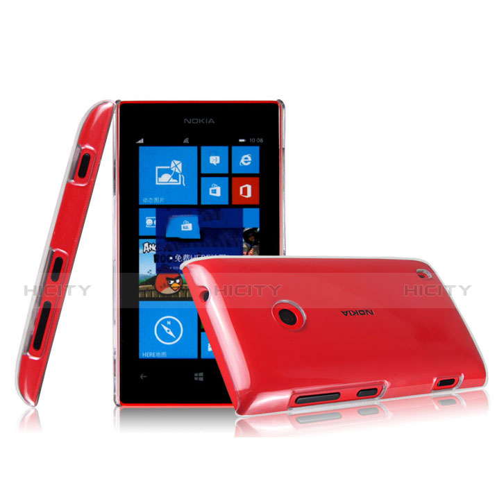 Custodia Crystal Trasparente Rigida per Nokia Lumia 525 Chiaro