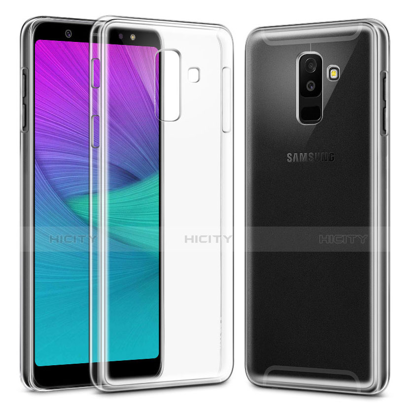 Custodia Crystal Trasparente Rigida per Samsung Galaxy A6 Plus Chiaro