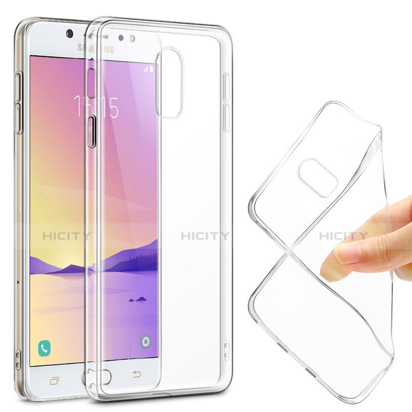 Custodia Crystal Trasparente Rigida per Samsung Galaxy J7 Plus Chiaro