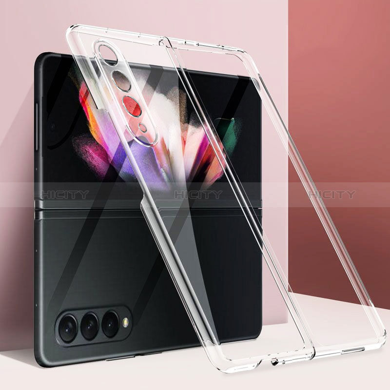 Custodia Crystal Trasparente Rigida per Samsung Galaxy Z Fold3 5G Chiaro