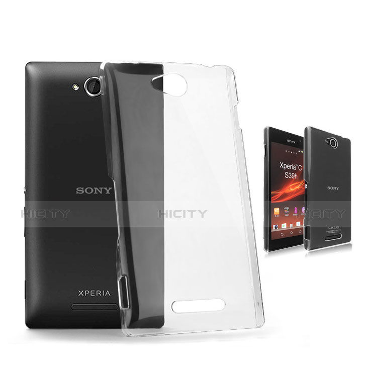 Custodia Crystal Trasparente Rigida per Sony Xperia C S39h Chiaro