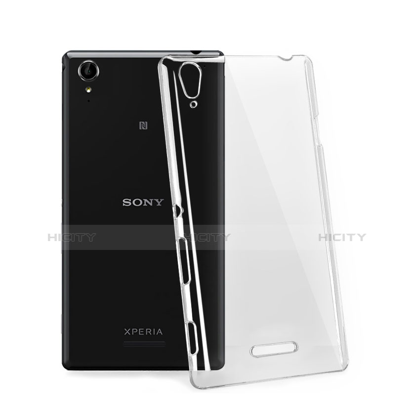 Custodia Crystal Trasparente Rigida per Sony Xperia T3 Chiaro