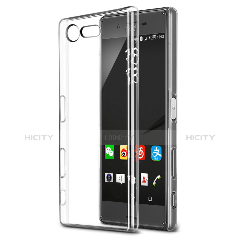 Custodia Crystal Trasparente Rigida per Sony Xperia X Compact Chiaro