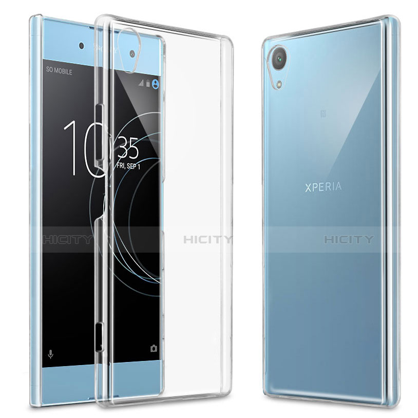 Custodia Crystal Trasparente Rigida per Sony Xperia XA1 Plus Chiaro