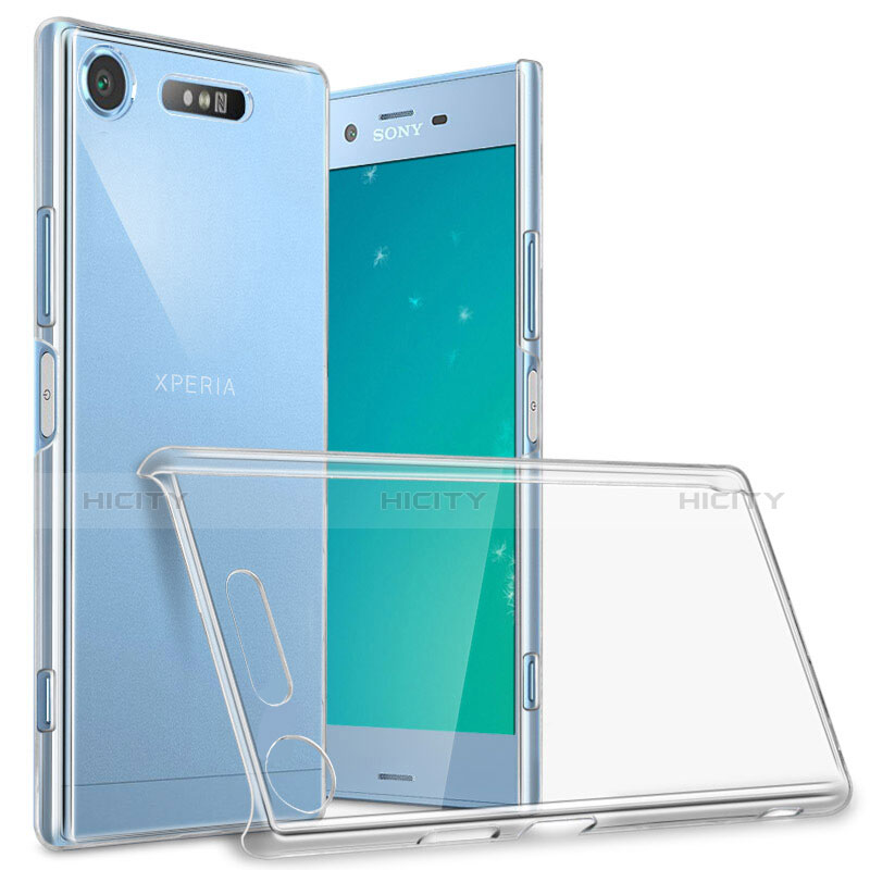 Custodia Crystal Trasparente Rigida per Sony Xperia XZ1 Chiaro