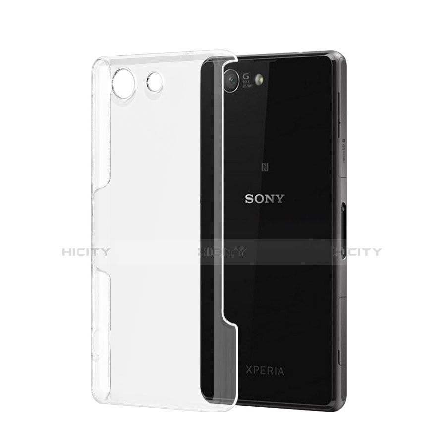 Custodia Crystal Trasparente Rigida per Sony Xperia Z3 Compact Chiaro