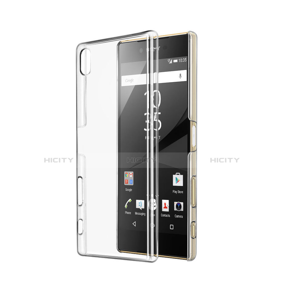 Custodia Crystal Trasparente Rigida per Sony Xperia Z5 Chiaro