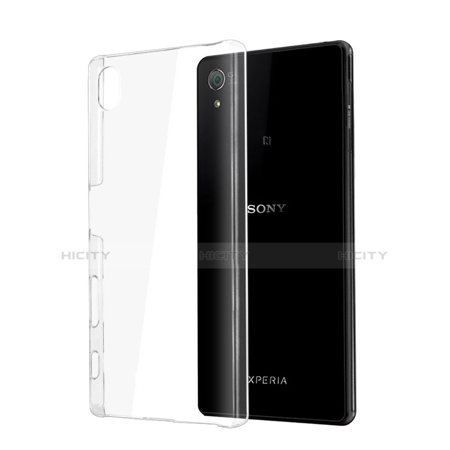 Custodia Crystal Trasparente Rigida per Sony Xperia Z5 Premium Chiaro