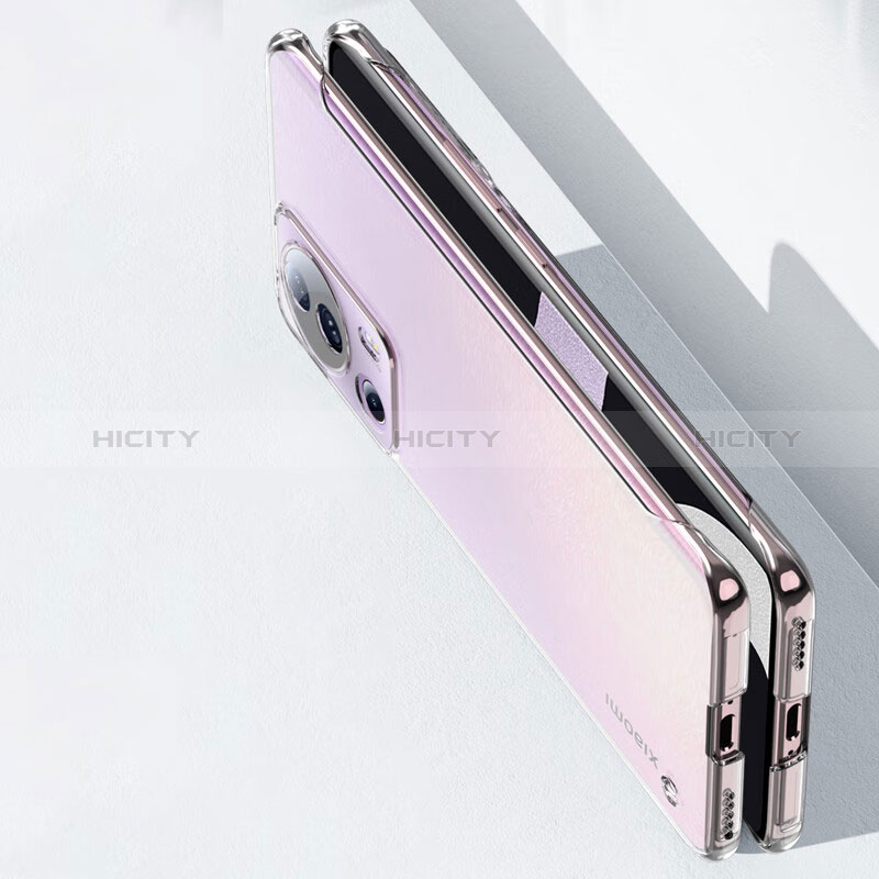 Custodia Crystal Trasparente Rigida per Xiaomi Mi 13 Lite 5G Nero
