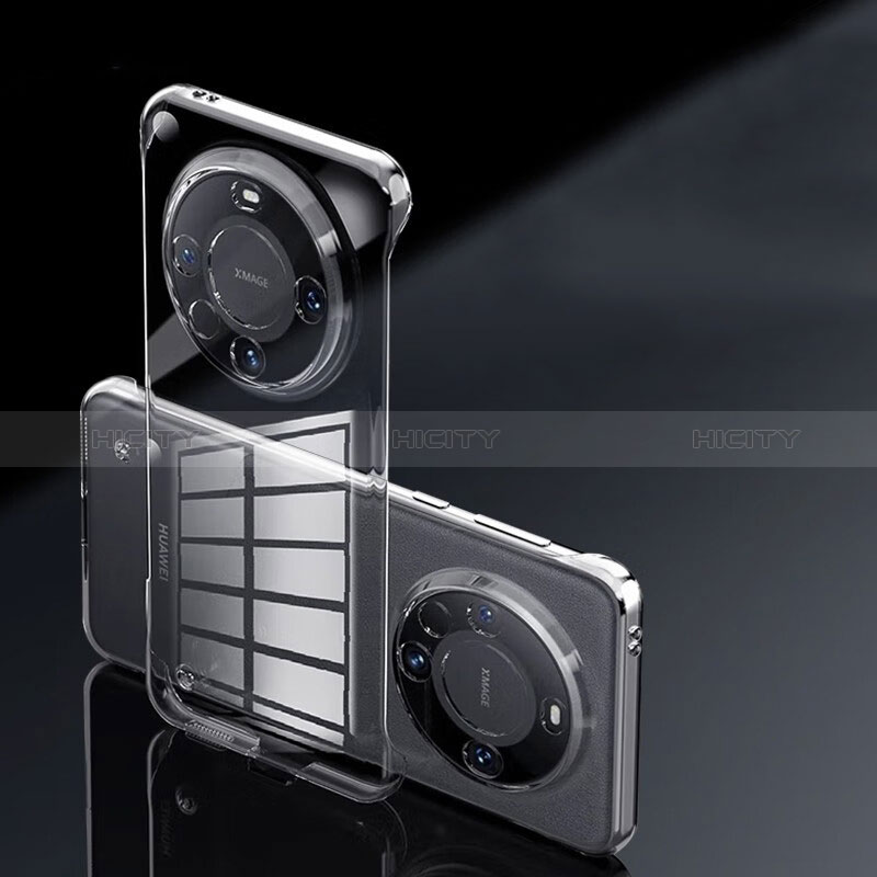 Custodia Crystal Trasparente Rigida Senza Cornice Cover H01 per Huawei Mate 60 Pro