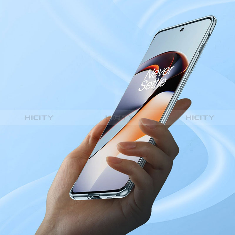 Custodia Crystal Trasparente Rigida Senza Cornice Cover H01 per OnePlus Ace 2 Pro 5G