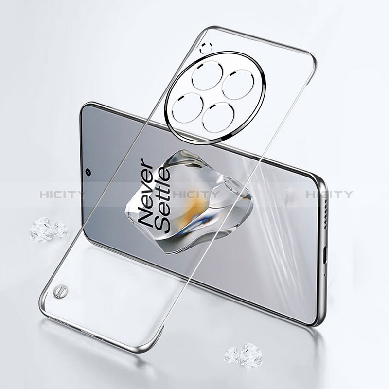 Custodia Crystal Trasparente Rigida Senza Cornice Cover per OnePlus 12 5G