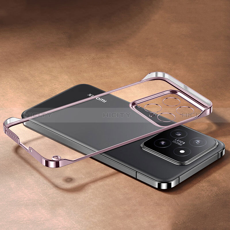 Custodia Crystal Trasparente Rigida Senza Cornice Cover per Xiaomi Mi 14 Pro 5G