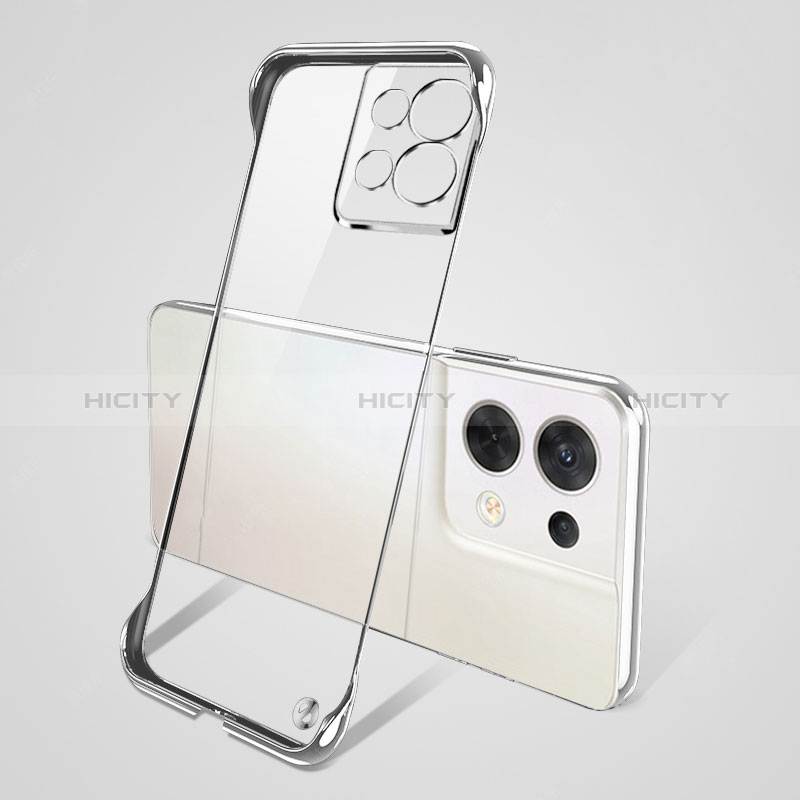 Custodia Crystal Trasparente Rigida Senza Cornice Cover per Xiaomi Redmi Note 13 5G Argento