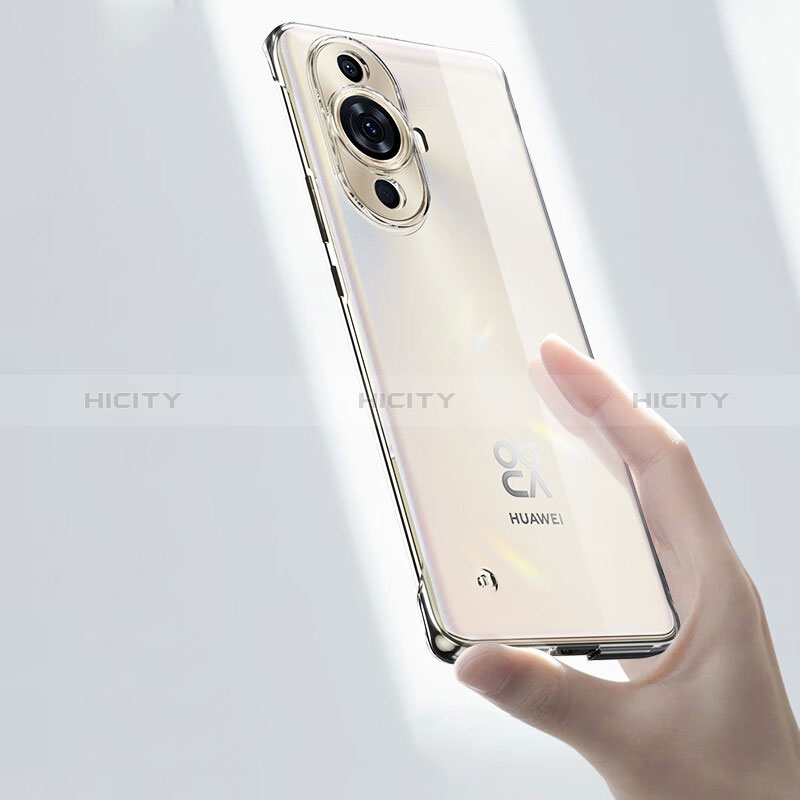 Custodia Crystal Trasparente Rigida Senza Cornice Cover T01 per Huawei Nova 11 Chiaro