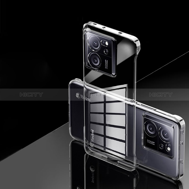 Custodia Crystal Trasparente Rigida Senza Cornice Cover T02 per Xiaomi Mi 13T Pro 5G Chiaro