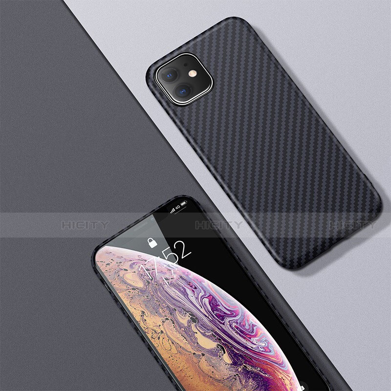 Custodia Fibra di Carbonio Lusso Morbida Spigato Cover per Apple iPhone 11