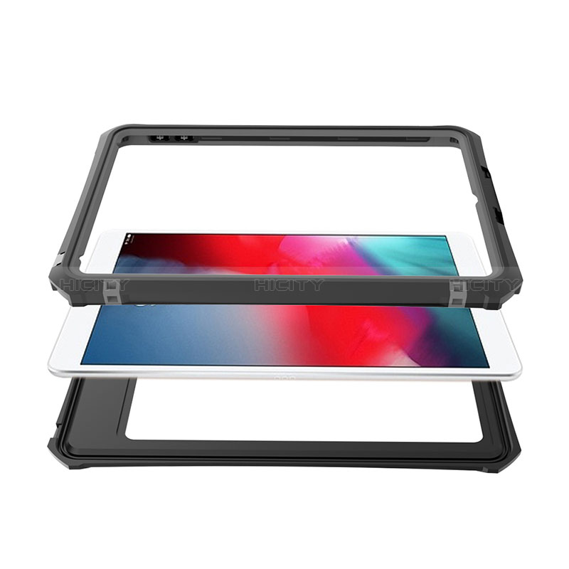Custodia Impermeabile Silicone e Plastica Opaca Waterproof Cover 360 Gradi per Apple iPad Mini 4 Nero