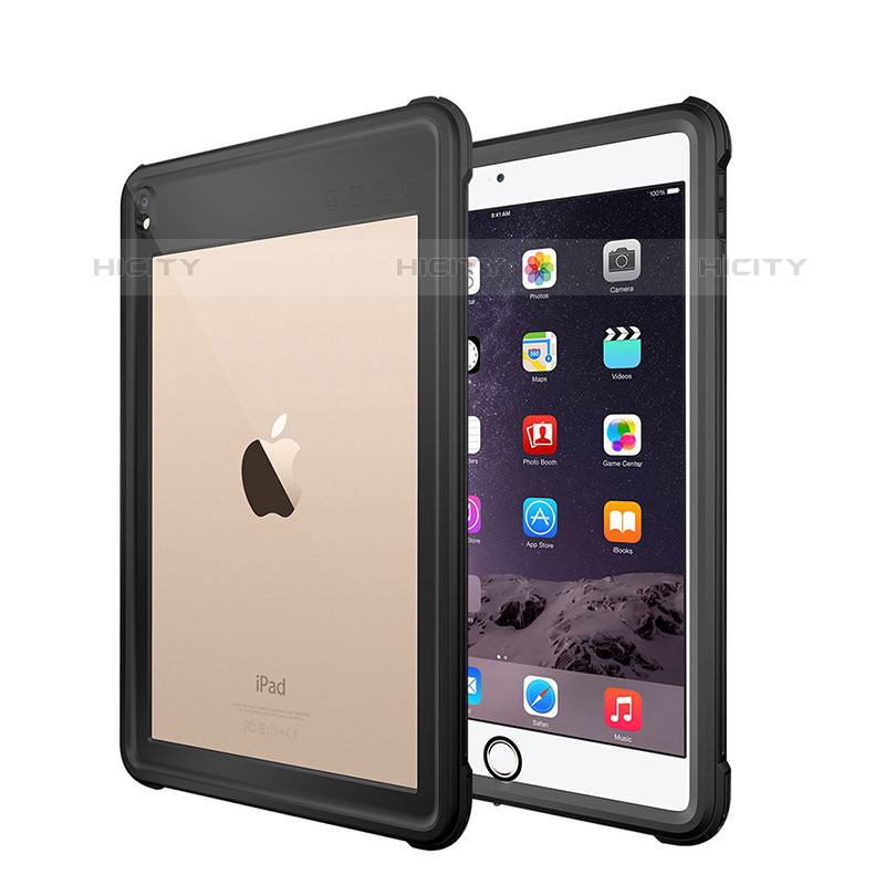 Custodia Impermeabile Silicone e Plastica Opaca Waterproof Cover 360 Gradi per Apple iPad Pro 10.5 Nero