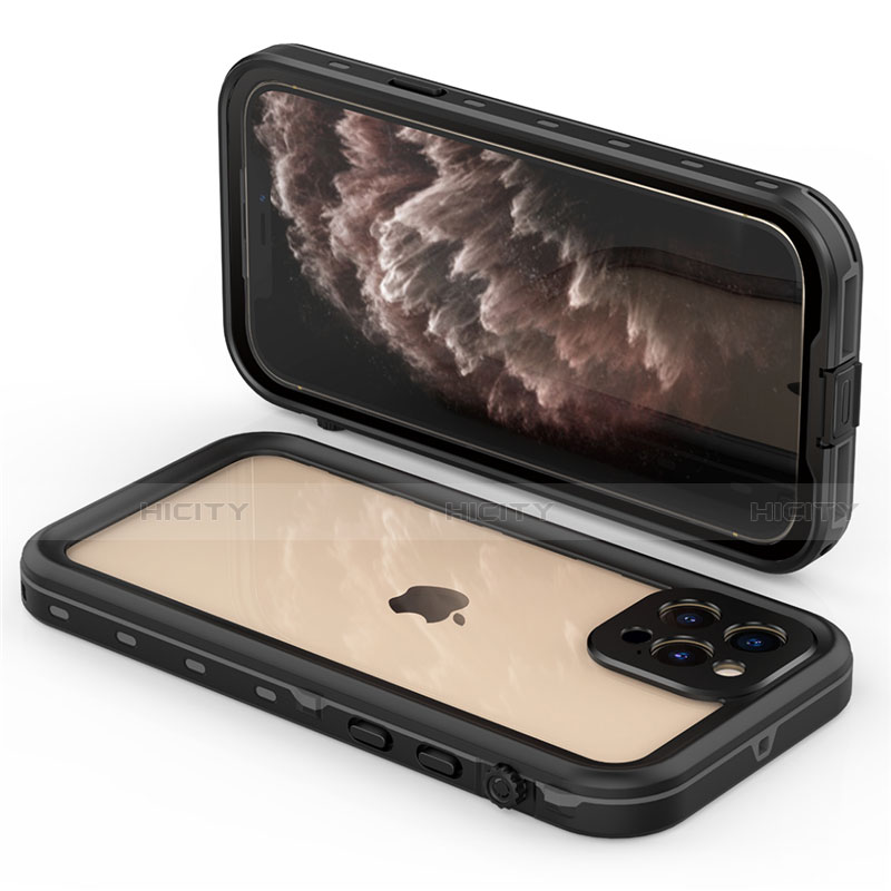 Custodia Impermeabile Silicone e Plastica Opaca Waterproof Cover 360 Gradi per Apple iPhone 12 Pro Max