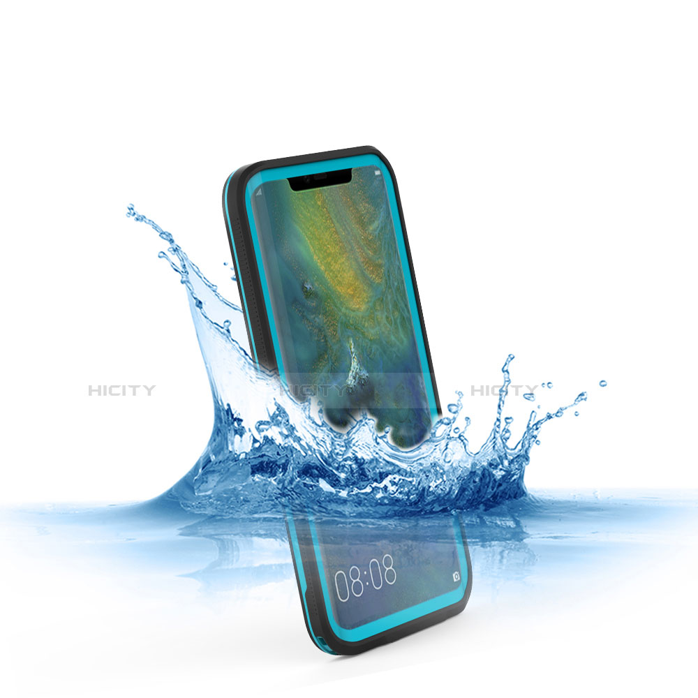Custodia Impermeabile Silicone e Plastica Opaca Waterproof Cover 360 Gradi per Huawei Mate 20 Pro