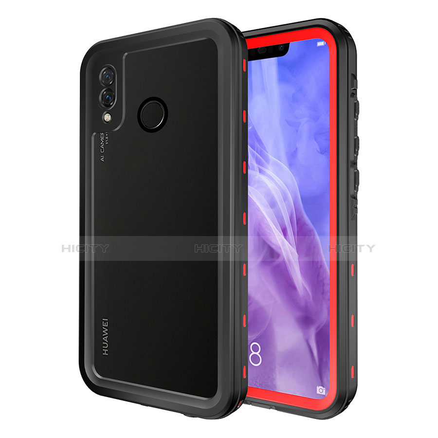 Custodia Impermeabile Silicone e Plastica Opaca Waterproof Cover 360 Gradi per Huawei P20 Lite