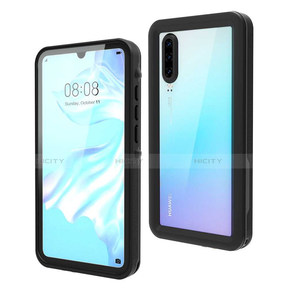 Custodia Impermeabile Silicone e Plastica Opaca Waterproof Cover 360 Gradi per Huawei P30